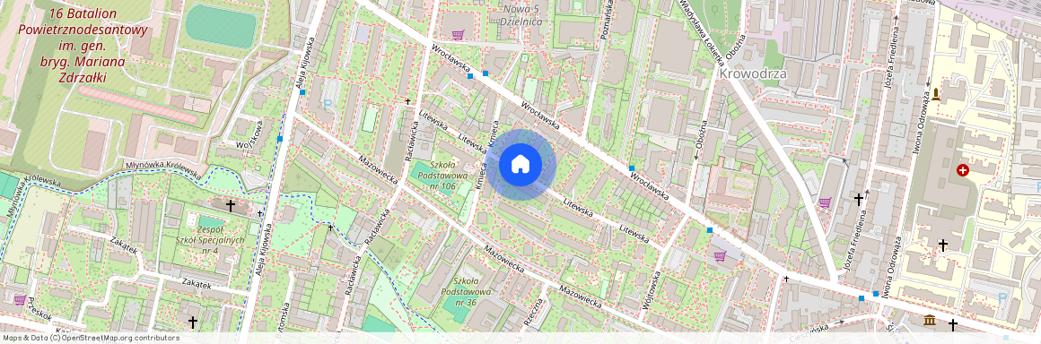 ul. Litewska, Krowodrza, Krowodrza, Kraków, małopolskie