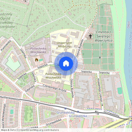 ul. Sopocka, Ołbin, Śródmieście, Wrocław, dolnośląskie