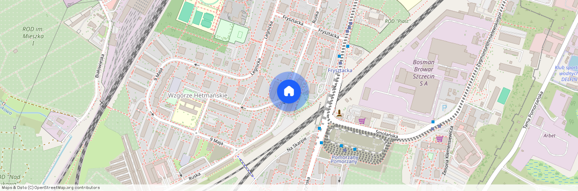 ul. Ruska, Pomorzany, Zachód, Szczecin, zachodniopomorskie