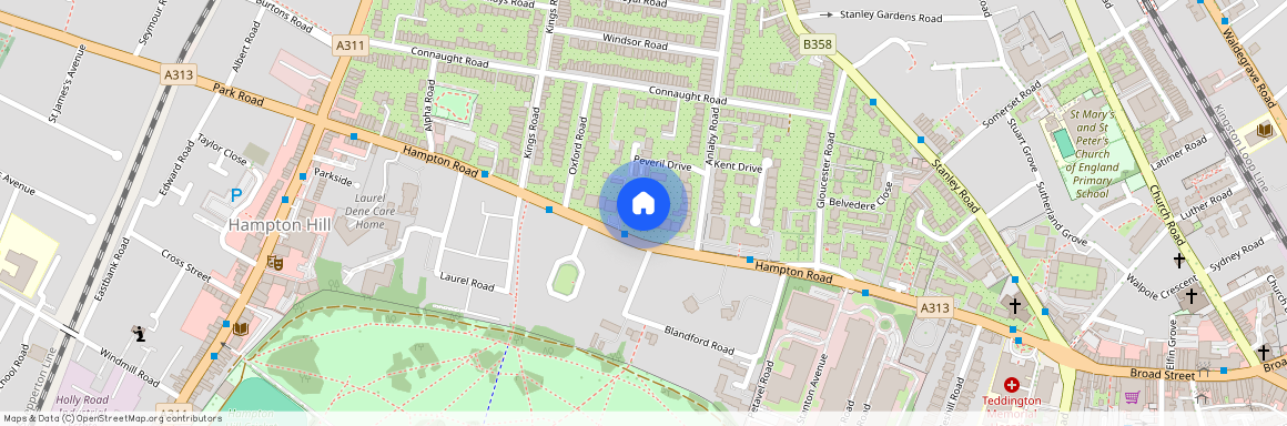 Hampton Road, Teddington, Middlesex, TW11 0JX