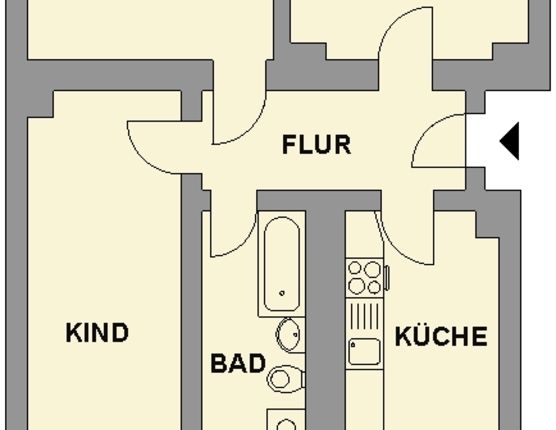 3-Raum-Wohnung - Foto 1