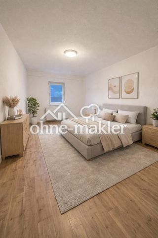 Zentral wohnen, ins Grüne schauen: renovierte 3-Zimmer-Wohnung mit Garten - Foto 2