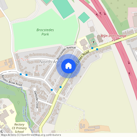 Downall Green Road Ashton In Makerfield Wigan, WN4