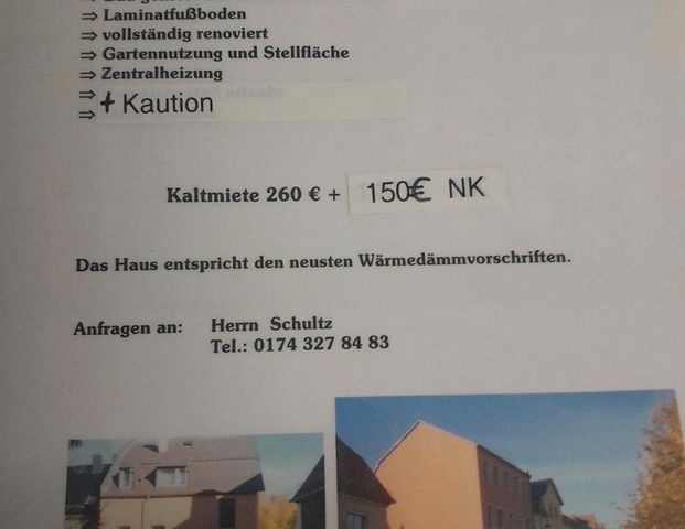 Schöne ruhige Lage im Zentrum von Hartha zu Vermieten - Foto 1