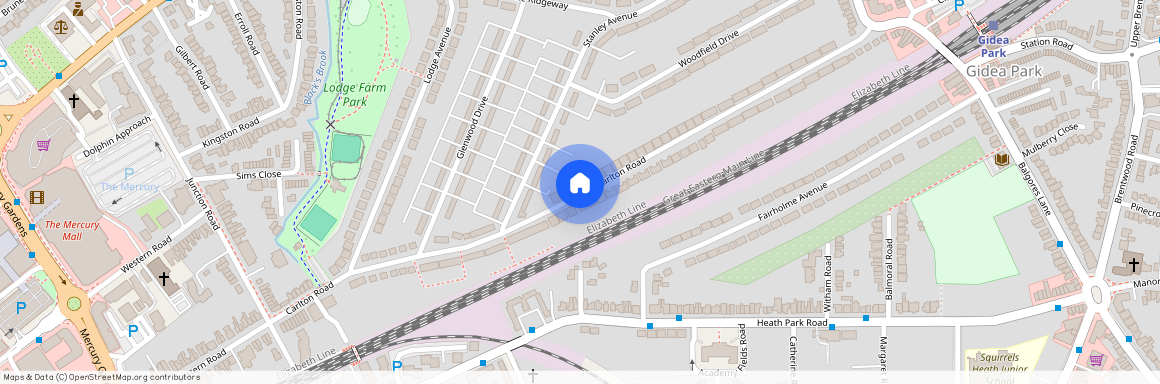 Carlton Road, Gidea Park, Essex, RM2