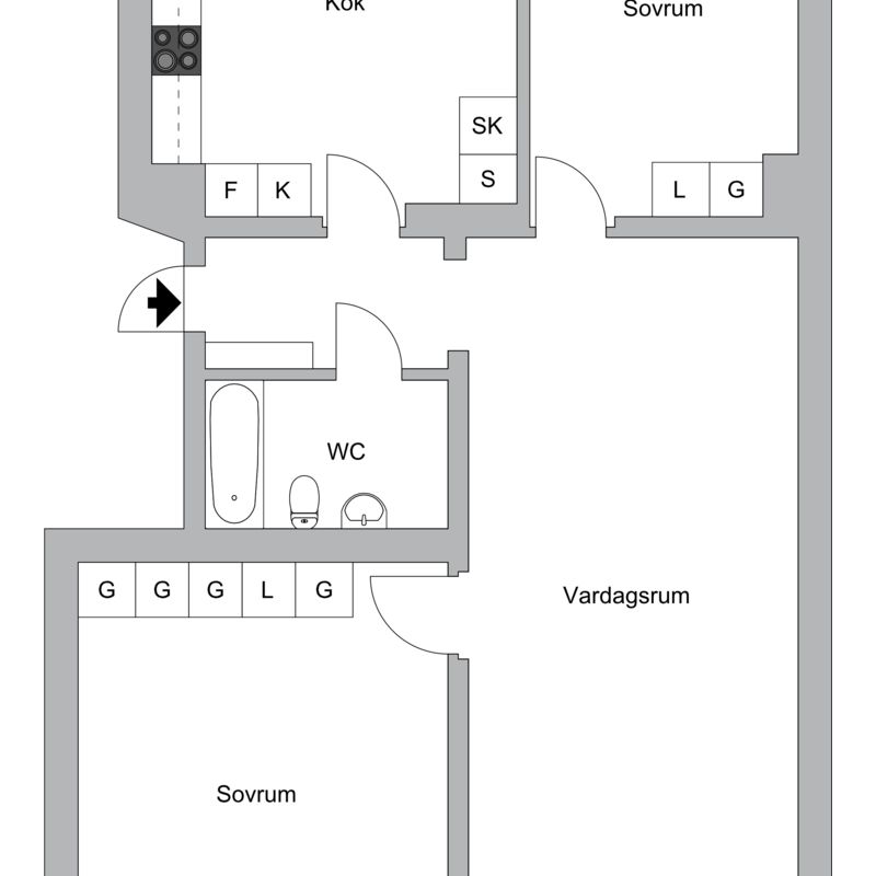 Axgränd, Linköping - Foto 2