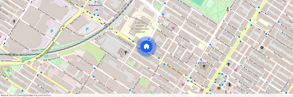 5415 Rue St-Denis, app. 305, Montréal (Le Plateau-Mont-Royal), H2J4B7