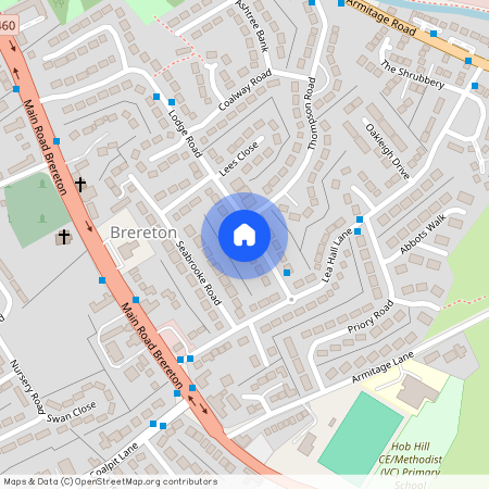 Lodge Road, Rugeley, WS15