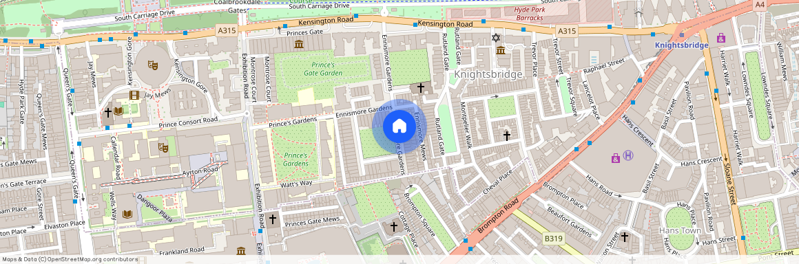 Ennismore Gardens, SW7, London