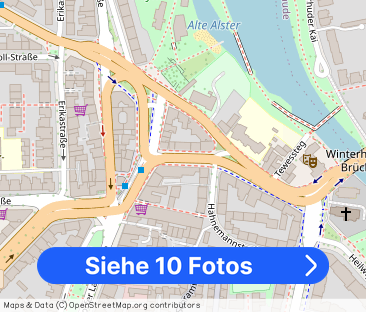 Charmante 1,5-Zimmer Dachgeschoss-Wohnung in Winterhude - unrenoviert- - Foto 1