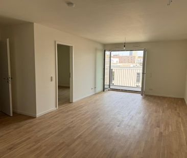 Neubau Erstbezug: 2-Zimmer Wohnung mit Skyline-Blick, Südbalkon und... - Foto 1
