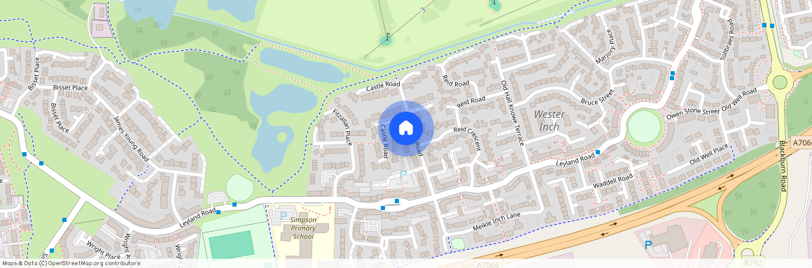 Castle Road, Wester Inch Village