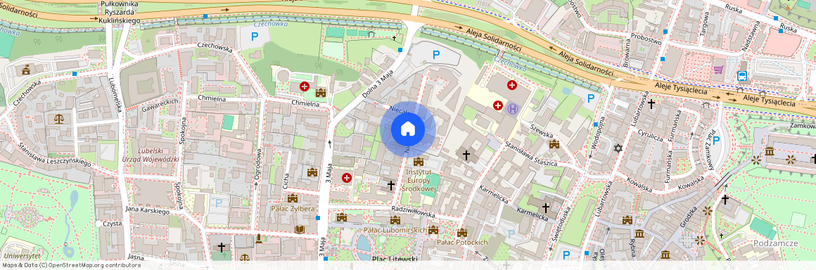 ul. Niecała, Śródmieście, Lublin, lubelskie