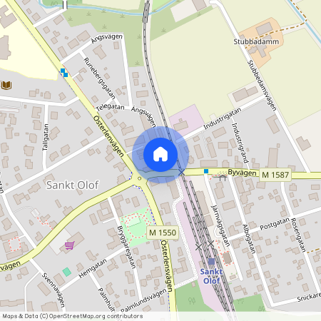 Byvägen, Sankt Olof