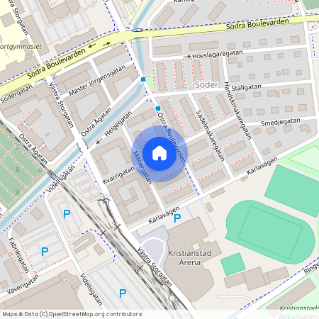 Kristianstad, Skåne, Kvarngatan 6 B