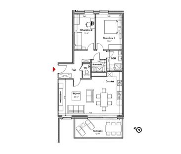 Appartement - à louer - - Foto 2