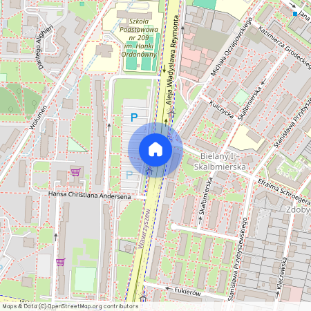 al. Aleja Władysława Reymonta, Wawrzyszew, Bielany, Warszawa, mazowieckie