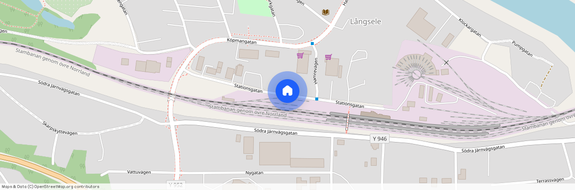 Stationsgatan, Långsele