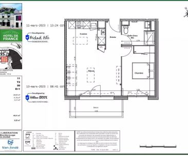 location Appartement T2 DE 45.61m² À BIGANOS - Photo 1