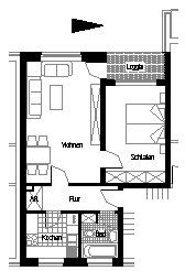 Demnächst frei! 2-Zimmer-Wohnung in Bielefeld Schildesche - Photo 1