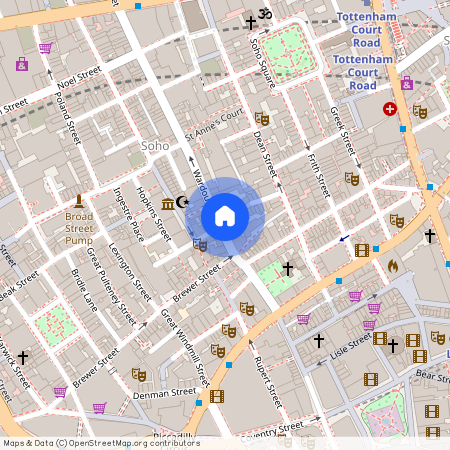 Wardour Street, Soho, Soho, London, W1F