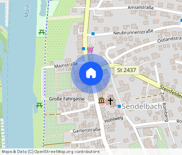 Sendelbach - moderne Dachgeschosswohnung mit Balkon und Einbauküche - Photo 1