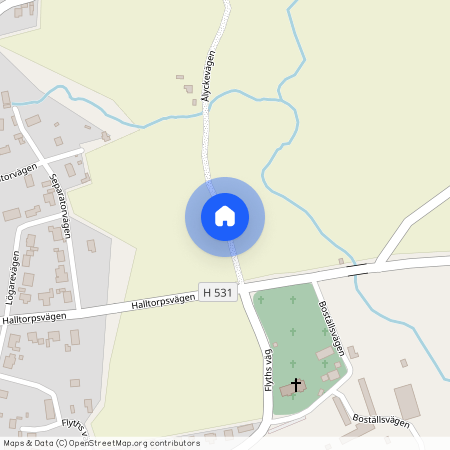 Ålyckevägen, Halltorp