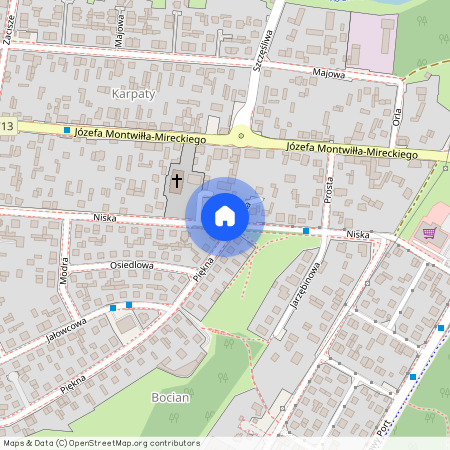 ul. Niska, Tomaszów Mazowiecki, tomaszowski, łódzkie