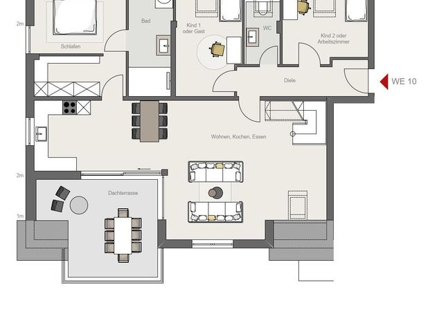 Exklusive Neubau-Maisonettewohnung: Moderne Wohnkultur auf 2 Ebenen! Mit KFW40 QNG Standard! - Photo 1