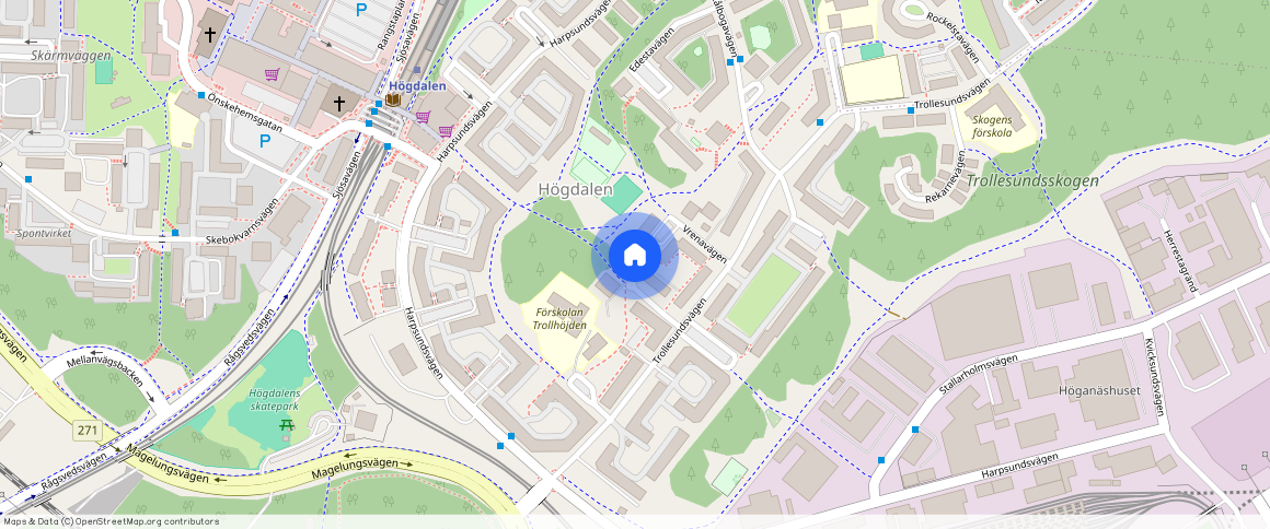 Trollesundsvägen **, Högdalen