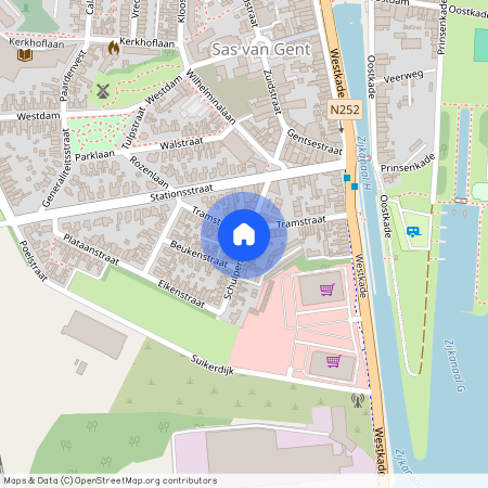 Schulpenpad, Sas Van Gent