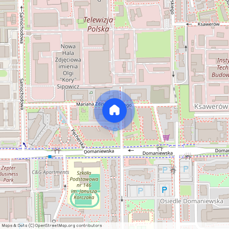 ul. Mariana Zdziechowskiego, Ksawerów, Mokotów, Warszawa, mazowieckie