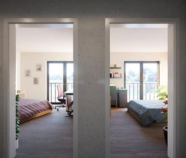 1 Zimmer in 2er WG, Neubau-Wohnung zum Erstbezug in Saarbrücken - Foto 1