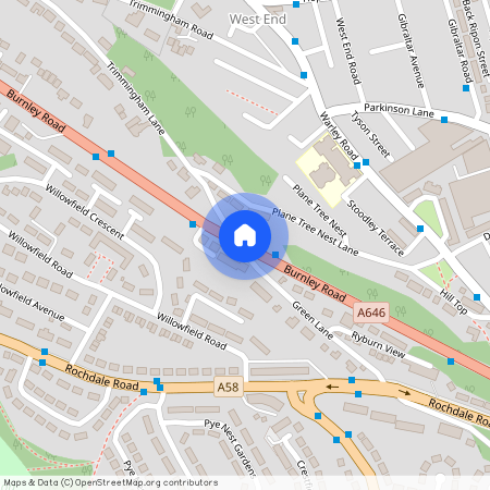 Green Lane, Burnley Road, Halifax