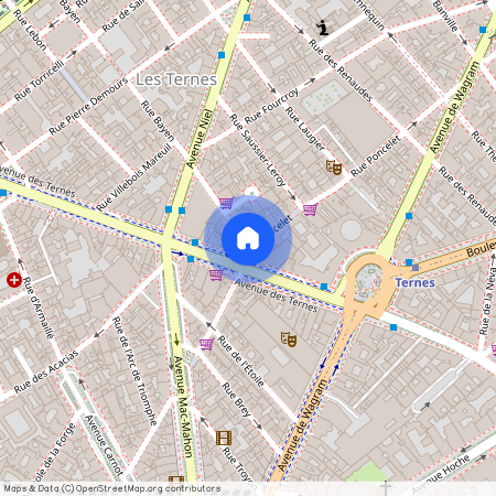 rue Poncelet et rue Bayen 75017 Paris (17e arrondissement)