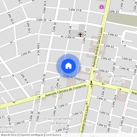 Calle 45, Fraccionamiento San Ramón, Mérida, Yucatán, 97117, México