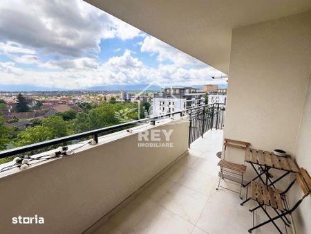 Prima închiriere Apartament 2 camere + balcon 10 mp. cu vedere panor - Fotografie 4