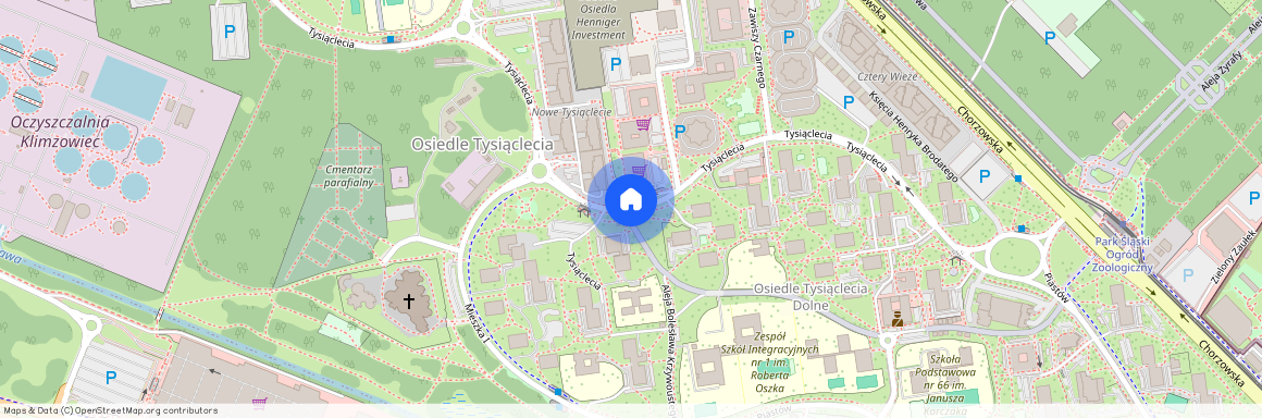 Tysiąclecia, al. Bolesława Krzywoustego, Katowice