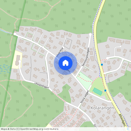 Ulvsjövägen, Älta