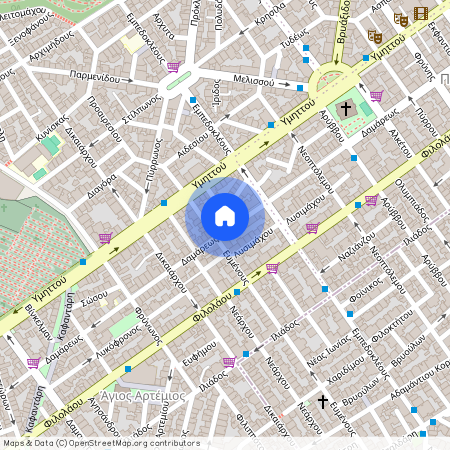 Δαμάρεως, 126 116 32 Αθήνα, Προφήτης Ηλίας (Αθήνα - Κέντρο)