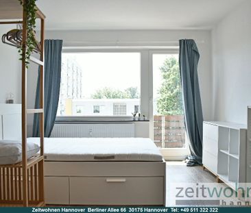 Langenhagen, neuwertig möbliertes Apartment mit Balkon, perfekte Pe... - Foto 1