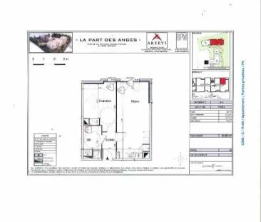 Appartement à louer 2 pièces 42.02m² - Photo 1