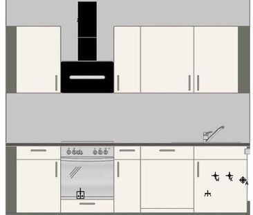 Gemütliche 2-Raum-Wohnung für den kleinen Haushalt - mit Einbauküche - Photo 5