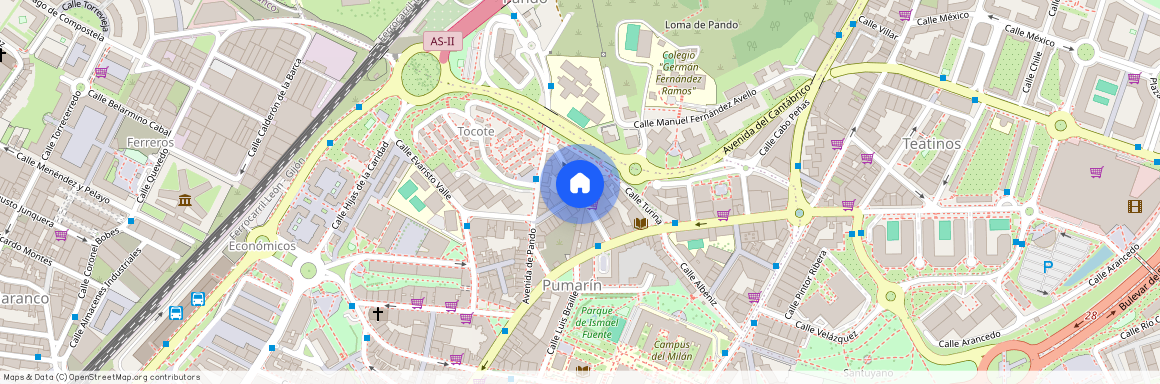 Milán-Pumarín, Oviedo