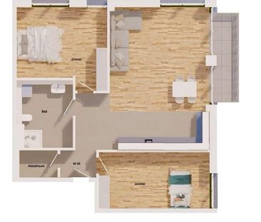 3 Zimmer Wohnung - Photo 1