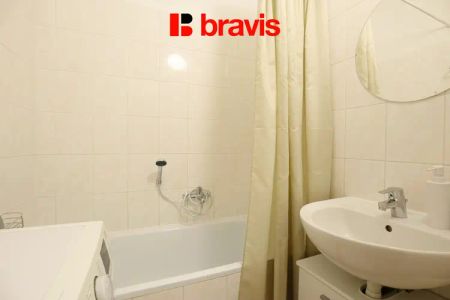 Pronájem zařízeného bytu 1+1, Brno - Veveří, ulice Bayerova, lodžie - Photo 4