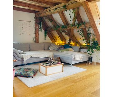 1 Zimmer-Attikawohnung in Hütten (ZH), möbliert, auf Zeit - Foto 5