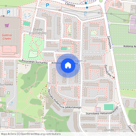 ul. Antoniego Suchanka, Chełm, Gdańsk, pomorskie