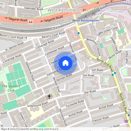Fairholme Road, London, Greater London, W14 9JX, Barons Court, London, W14