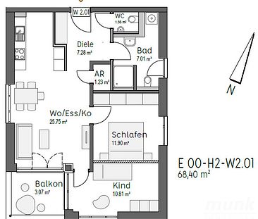 Nasgenstadt - Donau Residenz (BA2) - Foto 2